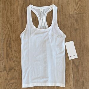 lululemon athletica White Racerback Tank Top